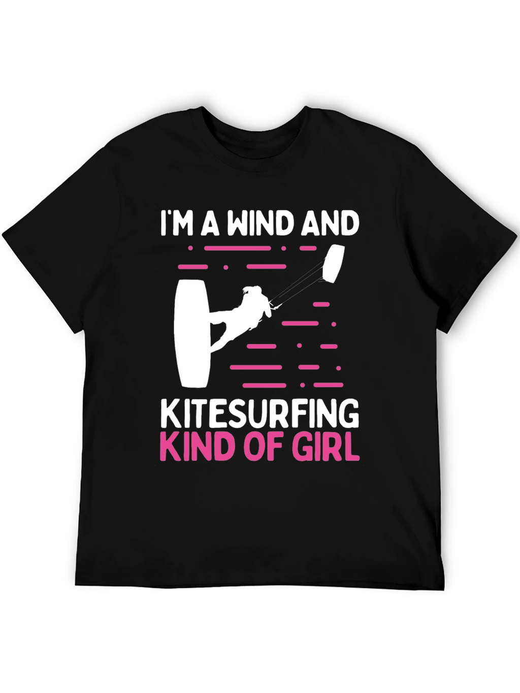 Wind and Kitesurfing Girl T-Shirt
