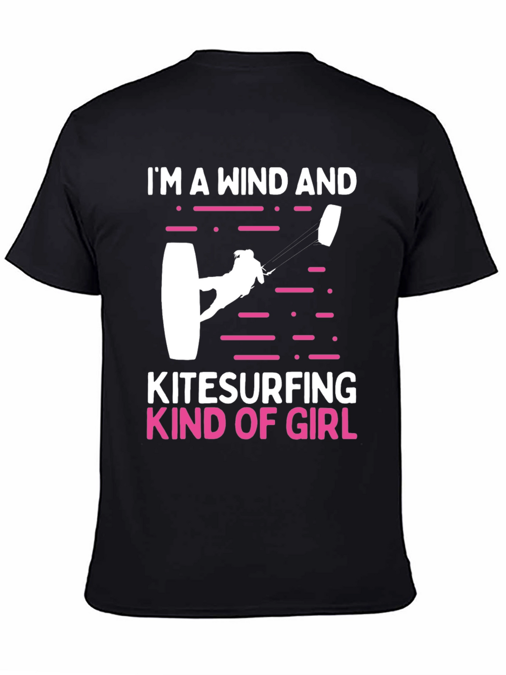 Wind and Kitesurfing Girl T-Shirt