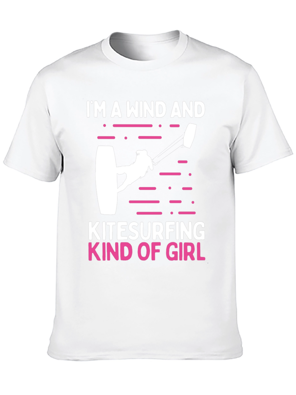 Wind and Kitesurfing Girl T-Shirt