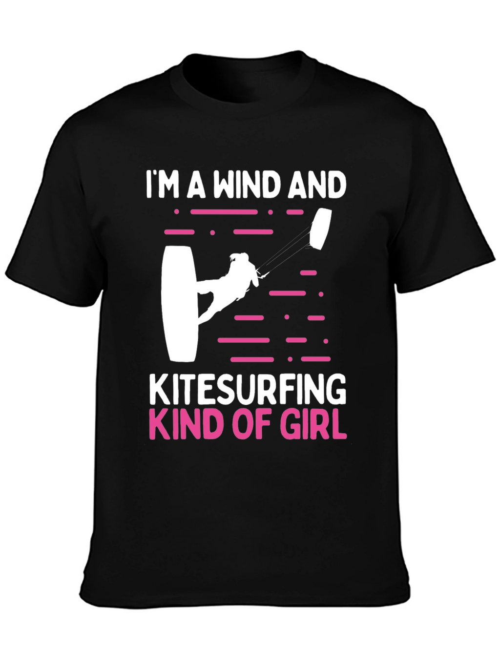 Wind and Kitesurfing Girl T-Shirt