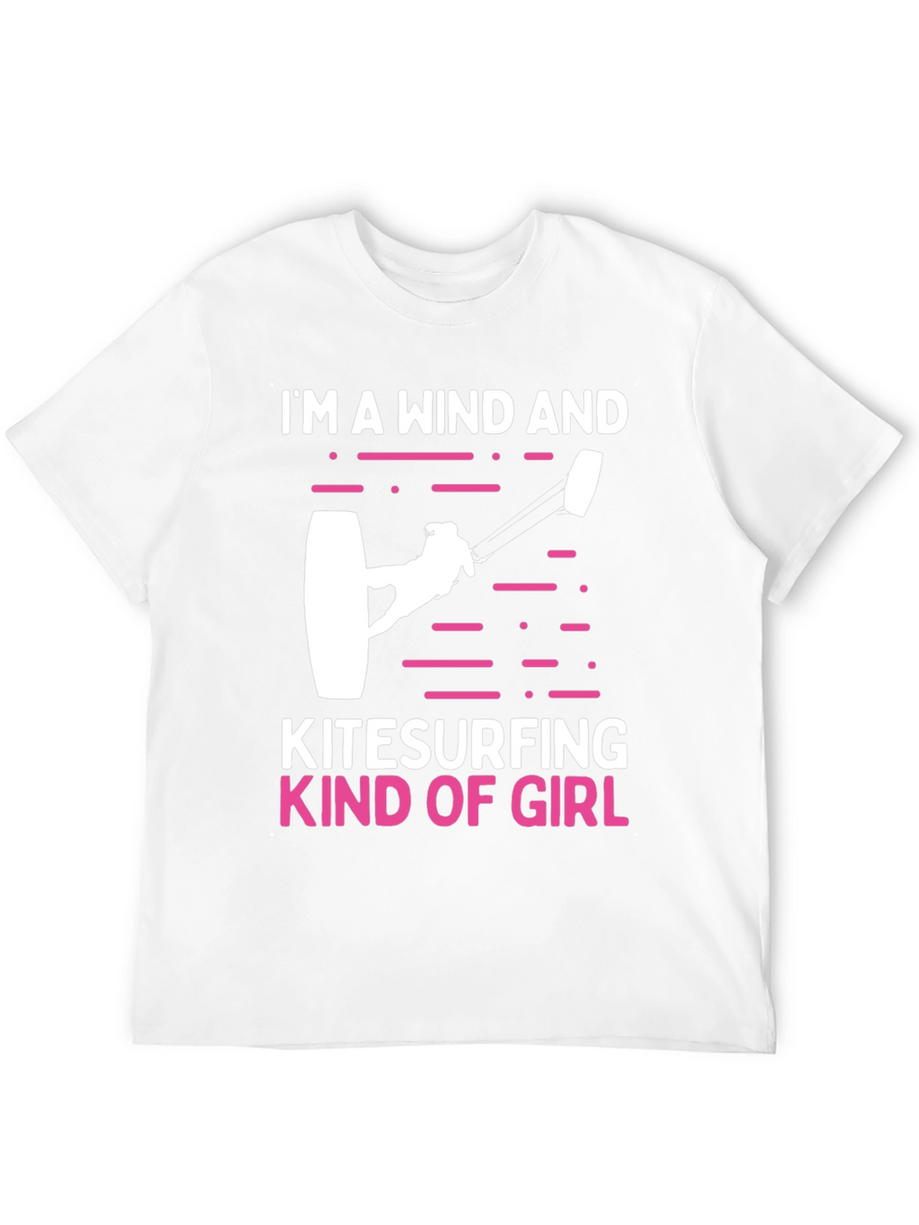 Wind and Kitesurfing Girl T-Shirt