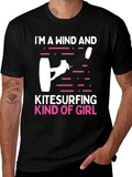 Wind and Kitesurfing Girl T-Shirt