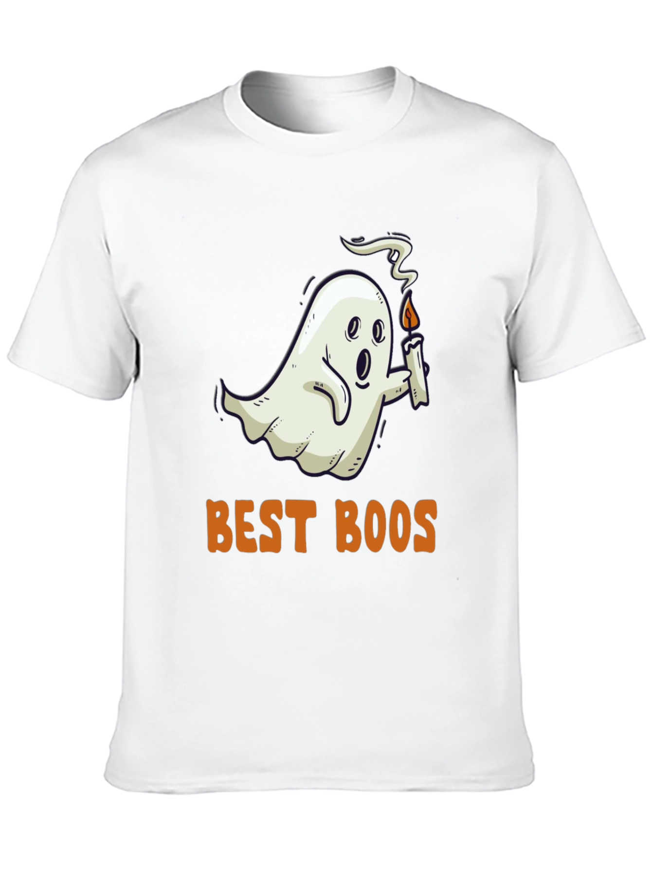 Funny Halloween Ghost Best Boos Graphic Tee