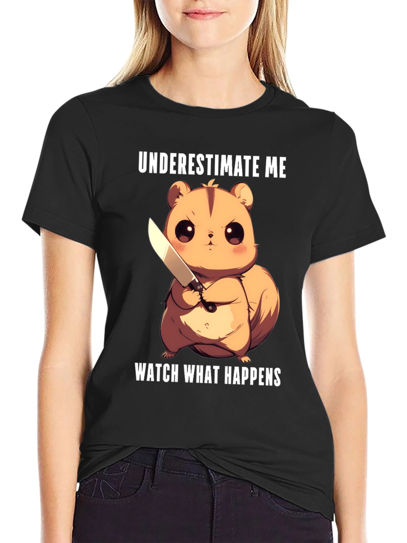 Underestimate Me Squirrel T-Shirt