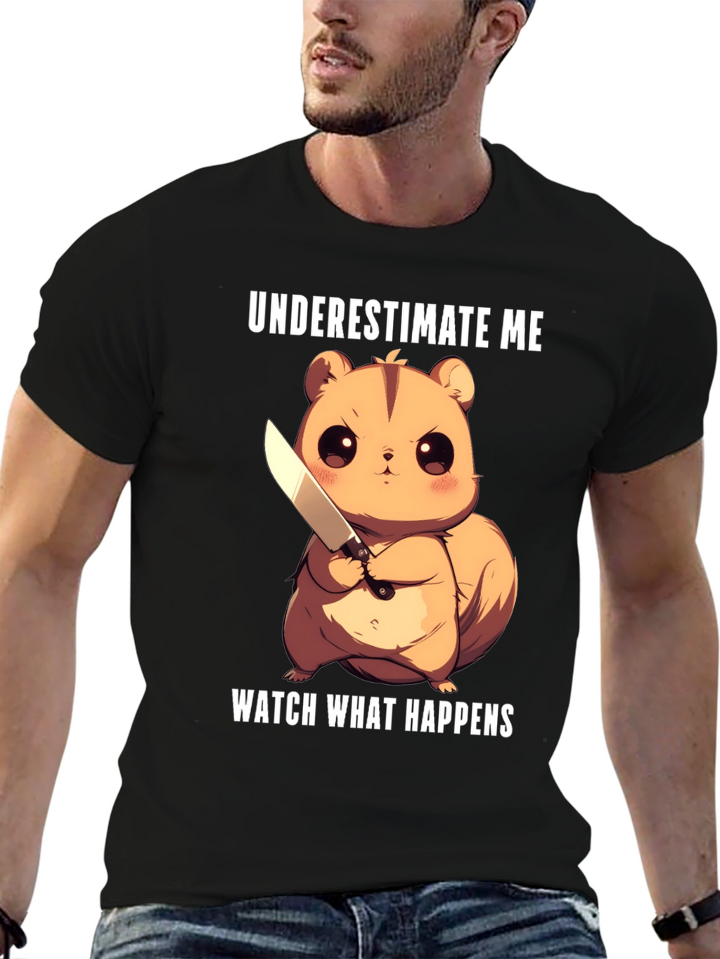 Underestimate Me Squirrel T-Shirt