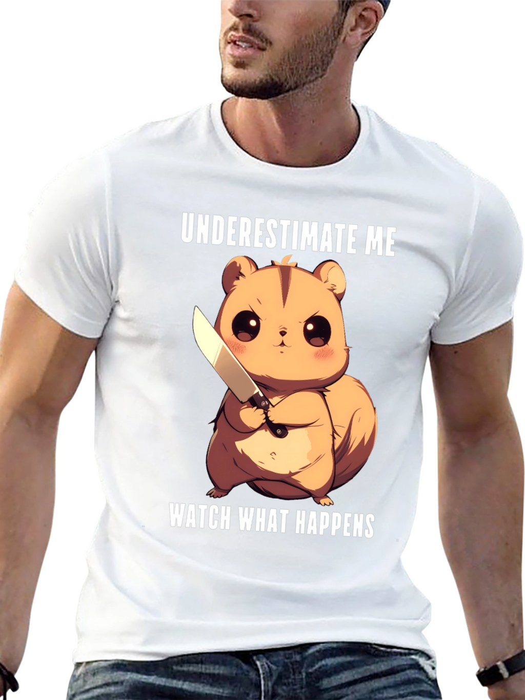 Underestimate Me Squirrel T-Shirt