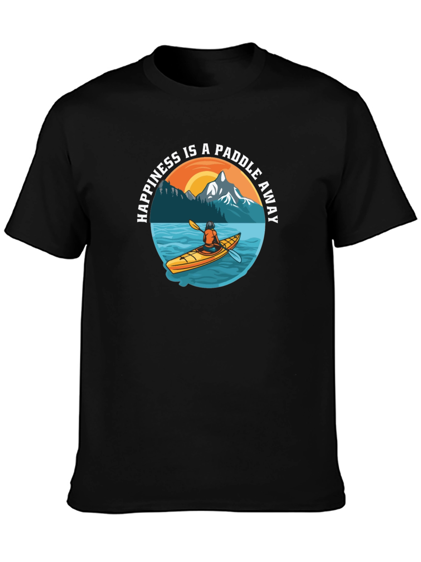 Happiness is a Paddle Away Graphic Tee