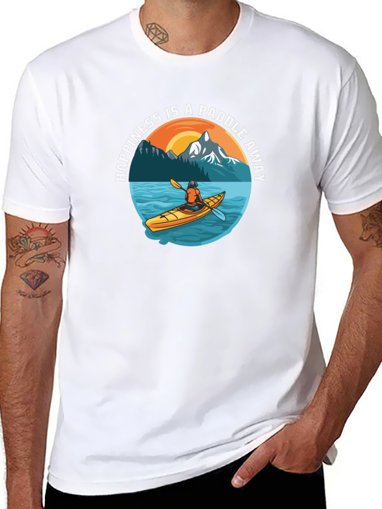 Happiness is a Paddle Away Graphic Tee