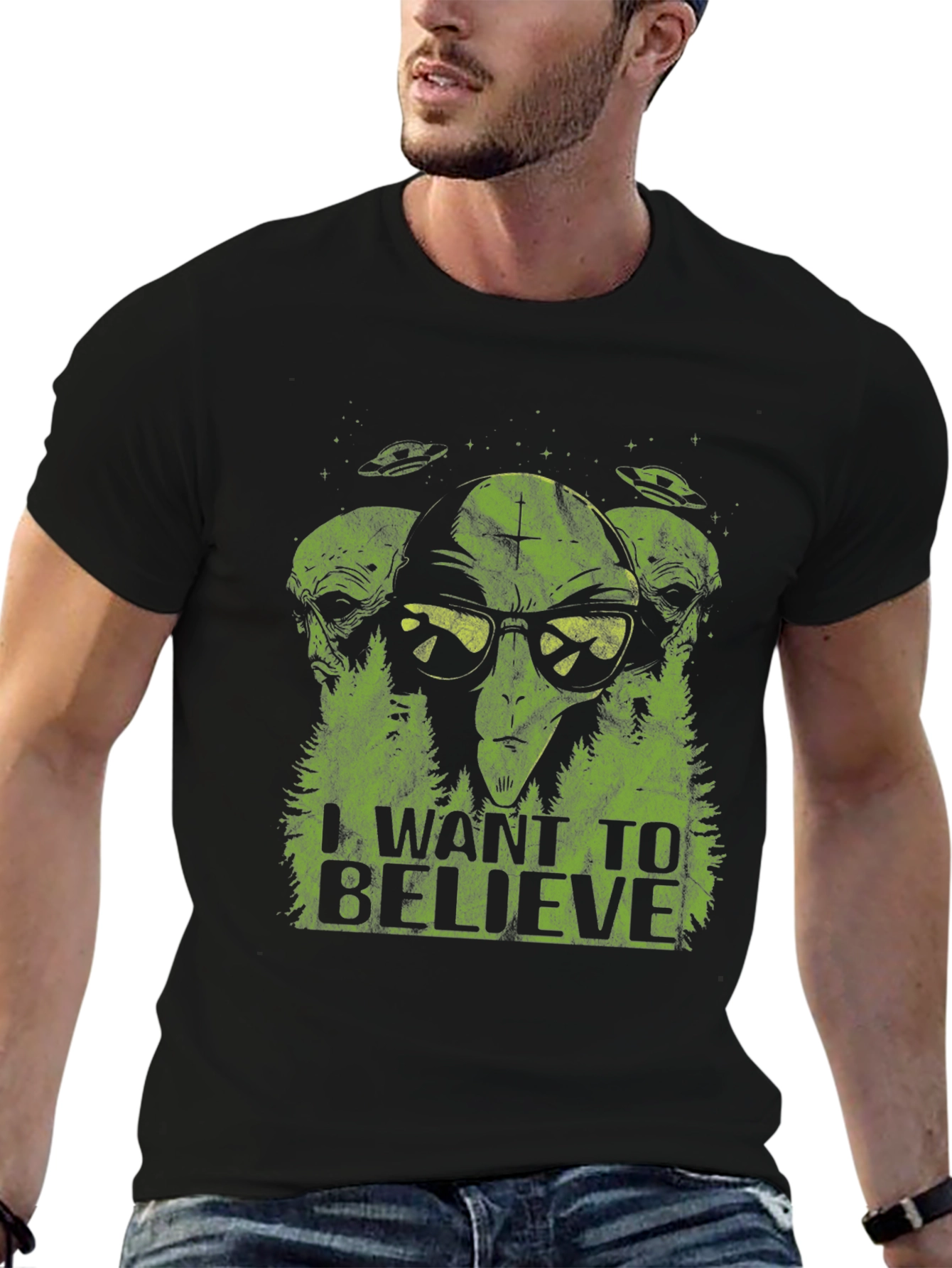 I Want To Believe Alien Graphic Tee