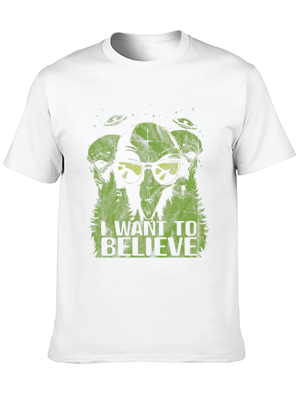 I Want To Believe Alien Graphic Tee