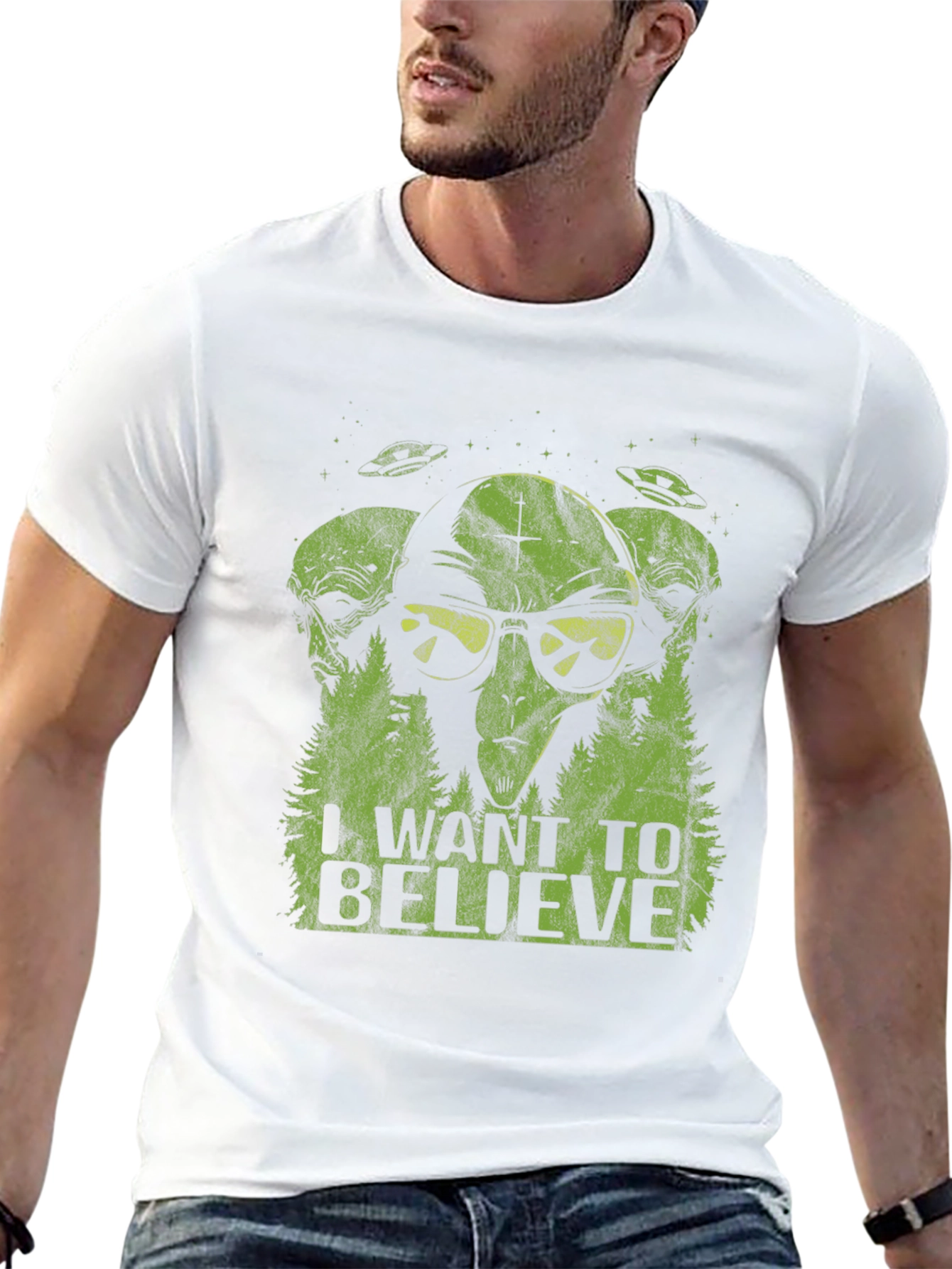 I Want To Believe Alien Graphic Tee