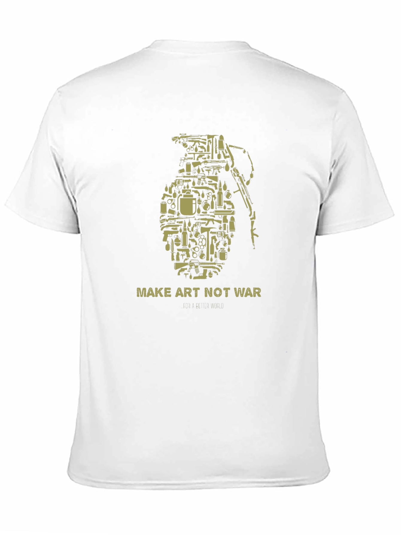 Make Art Not War Graphic T-Shirt