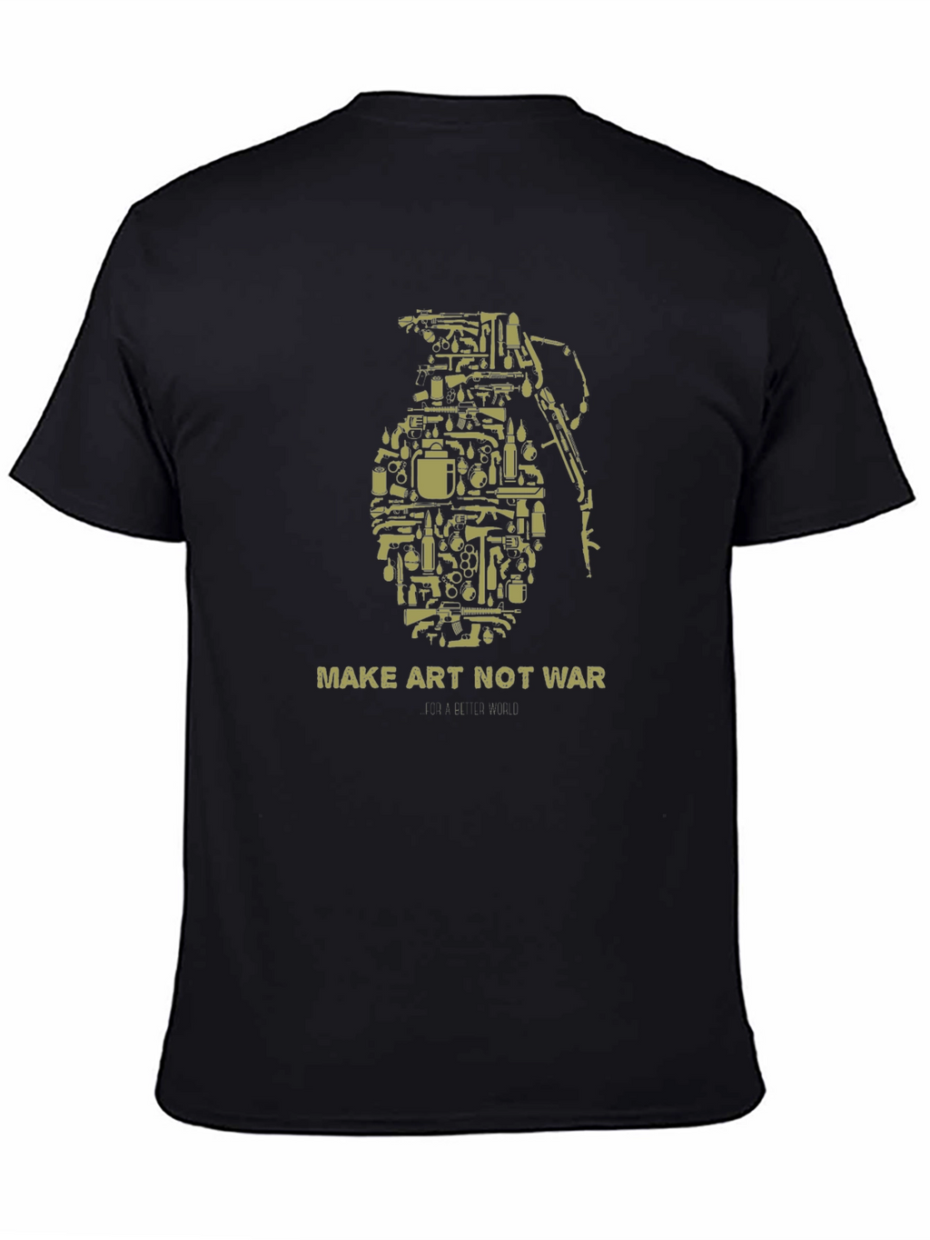 Make Art Not War Graphic T-Shirt