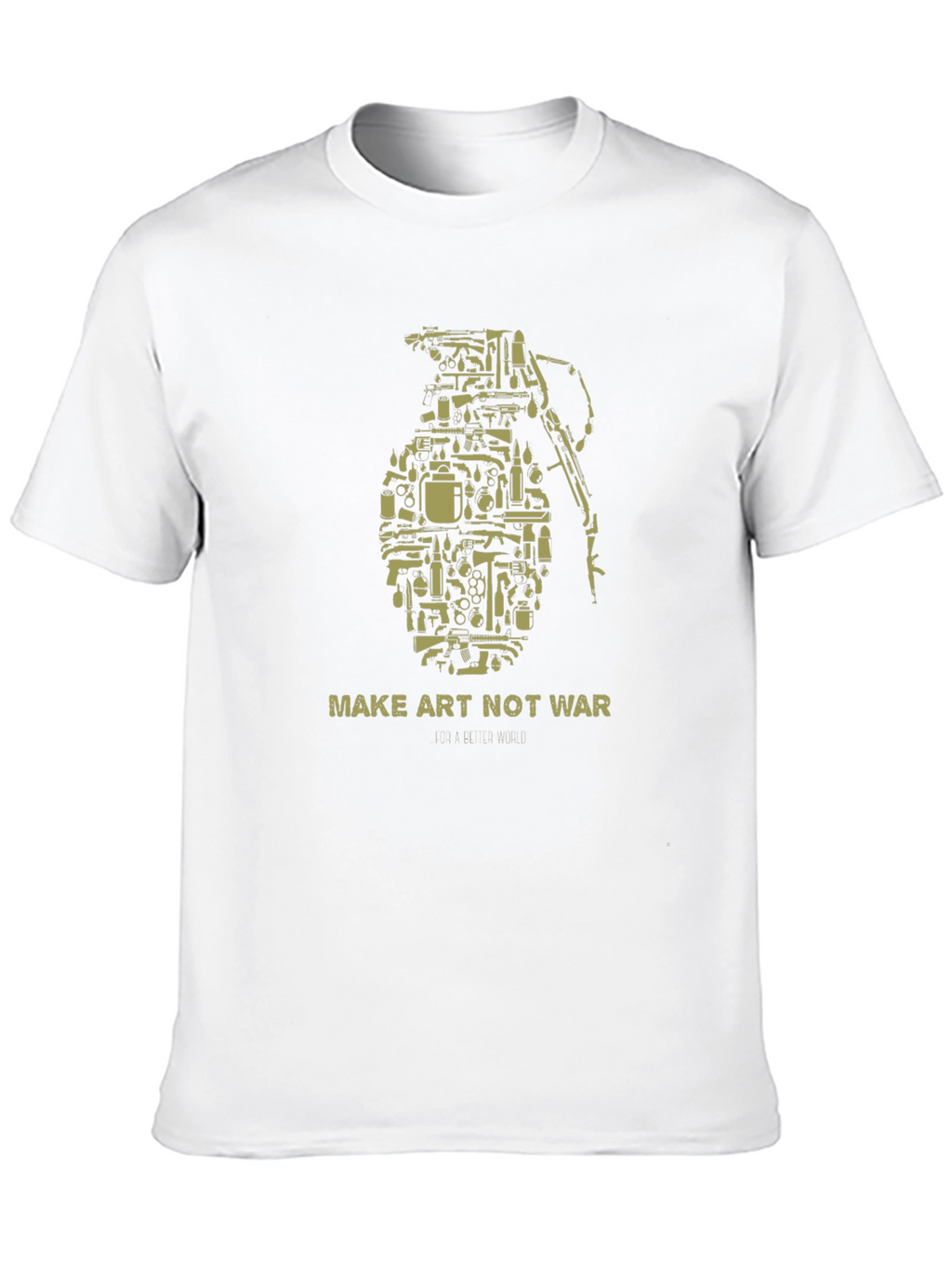 Make Art Not War Graphic T-Shirt