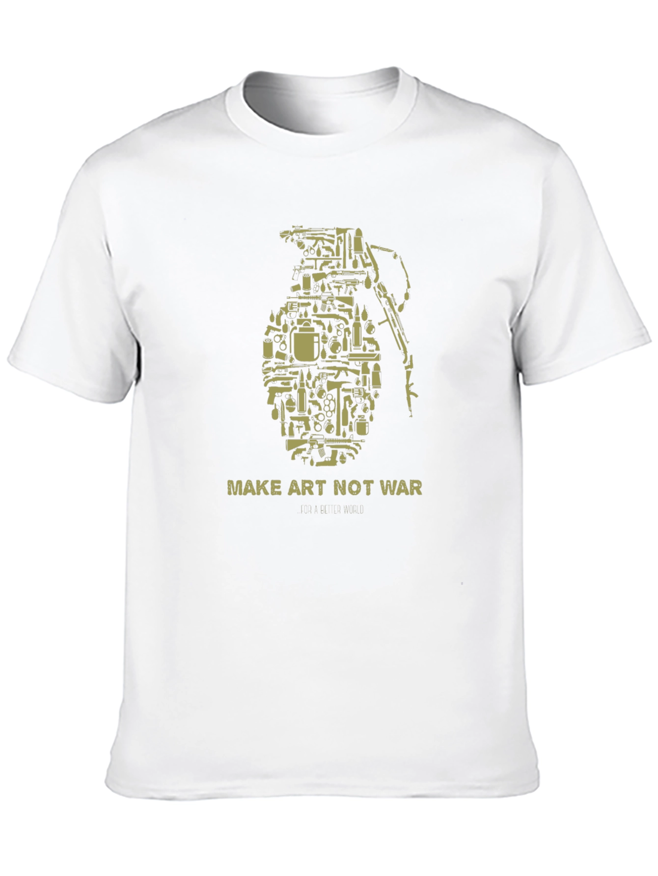 Make Art Not War Graphic T-Shirt