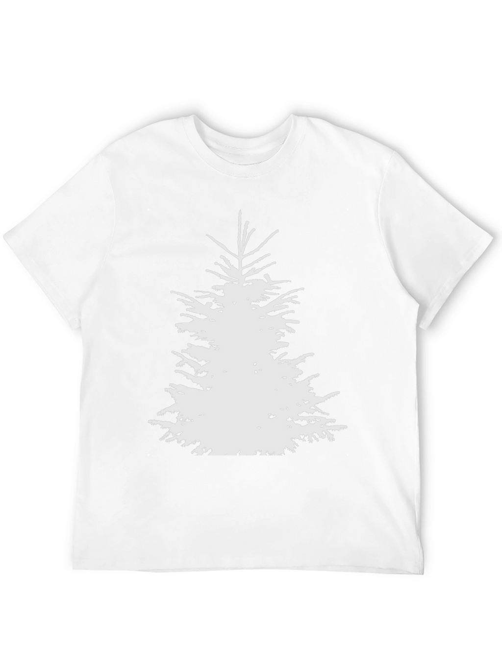 Christmas Tree Graphic Tee - Mens Black T-Shirt