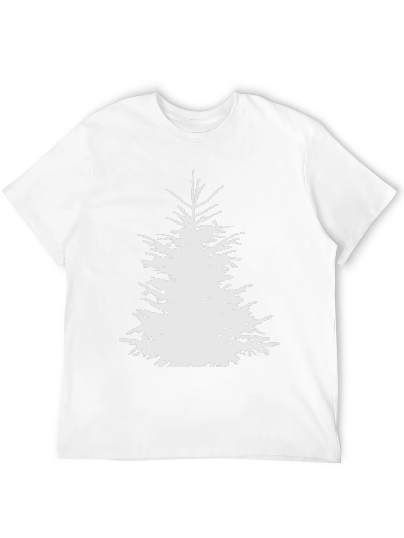 Christmas Tree Graphic Tee - Mens Black T-Shirt