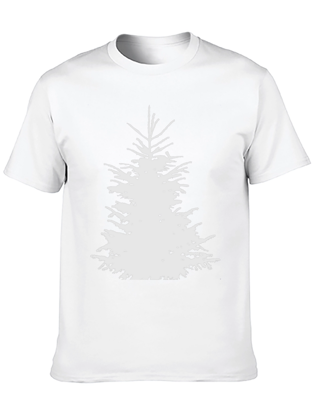Christmas Tree Graphic Tee - Mens Black T-Shirt
