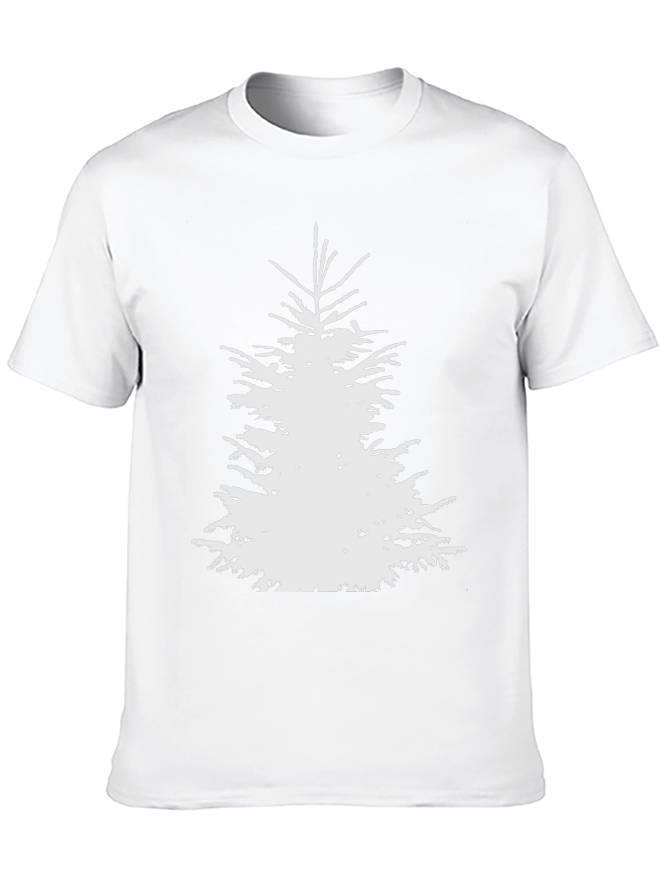 Christmas Tree Graphic Tee - Mens Black T-Shirt