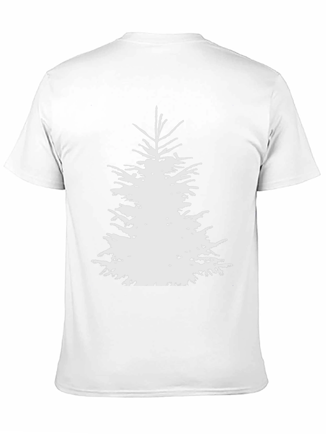 Christmas Tree Graphic Tee - Mens Black T-Shirt