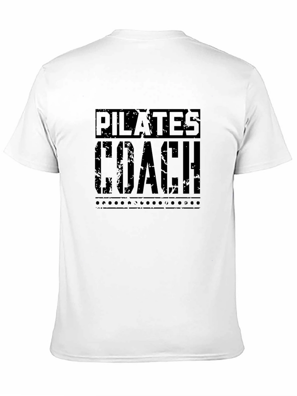 Pilates Coach Graphic Tee - Black Cotton