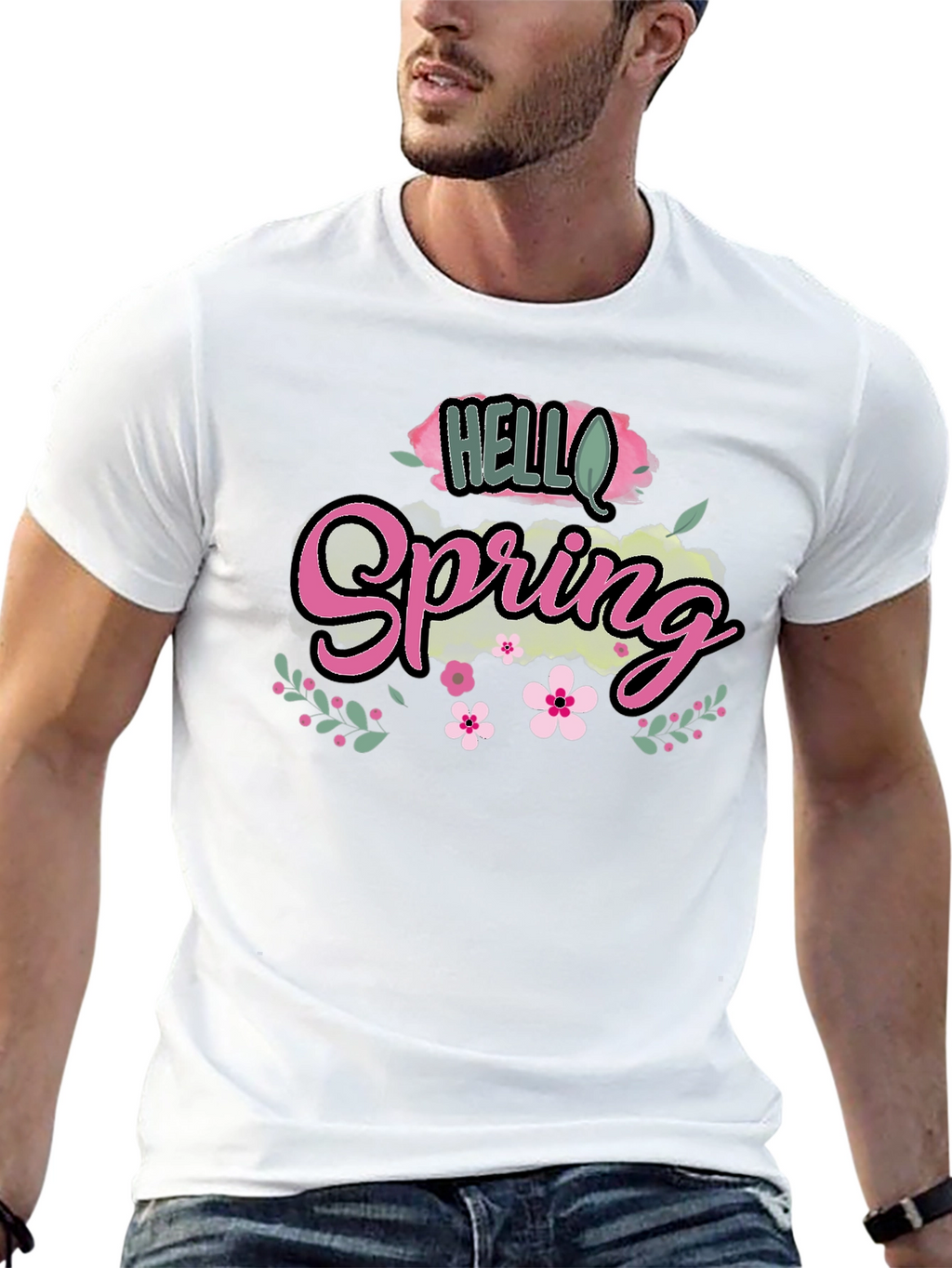 Hello Spring Graphic Tee