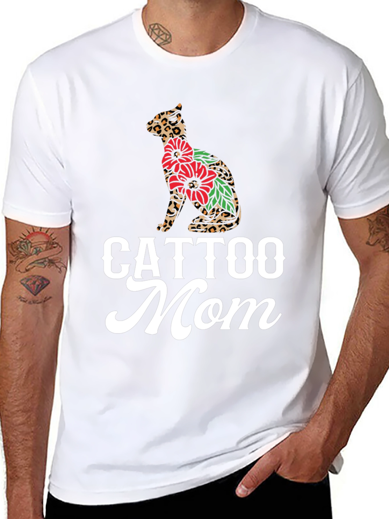 Cattoo Mom Graphic Tee - Cat Lover T-Shirt