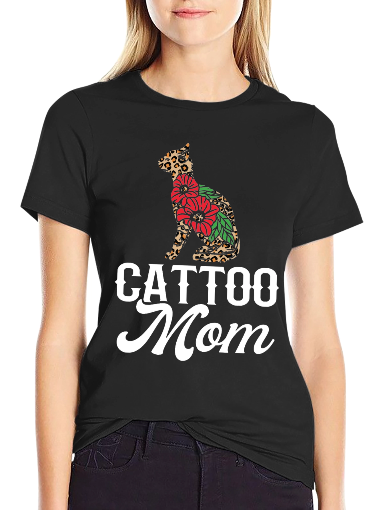 Cattoo Mom Graphic Tee - Cat Lover T-Shirt