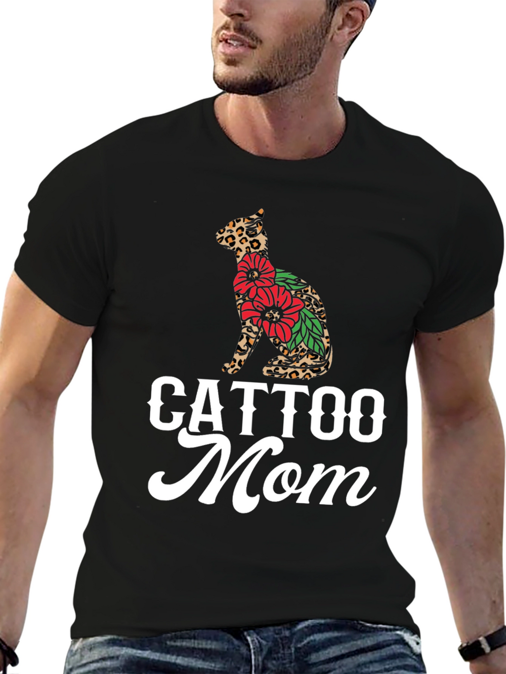 Cattoo Mom Graphic Tee - Cat Lover T-Shirt