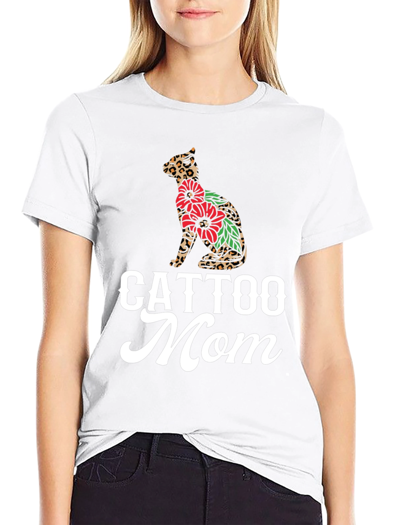 Cattoo Mom Graphic Tee - Cat Lover T-Shirt