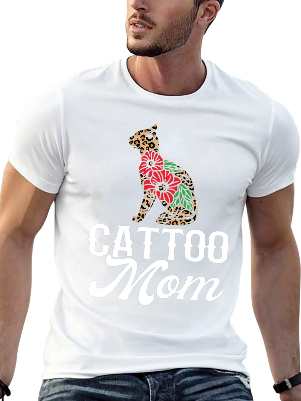 Cattoo Mom Graphic Tee - Cat Lover T-Shirt