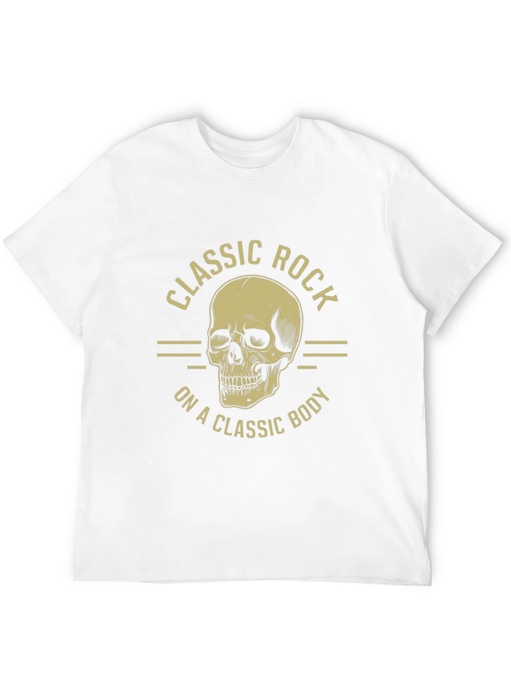Classic Rock Skull Graphic T-Shirt