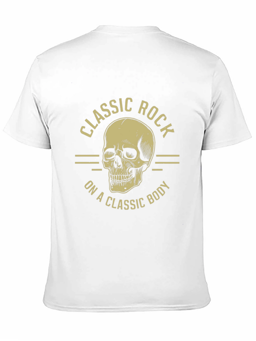 Classic Rock Skull Graphic T-Shirt