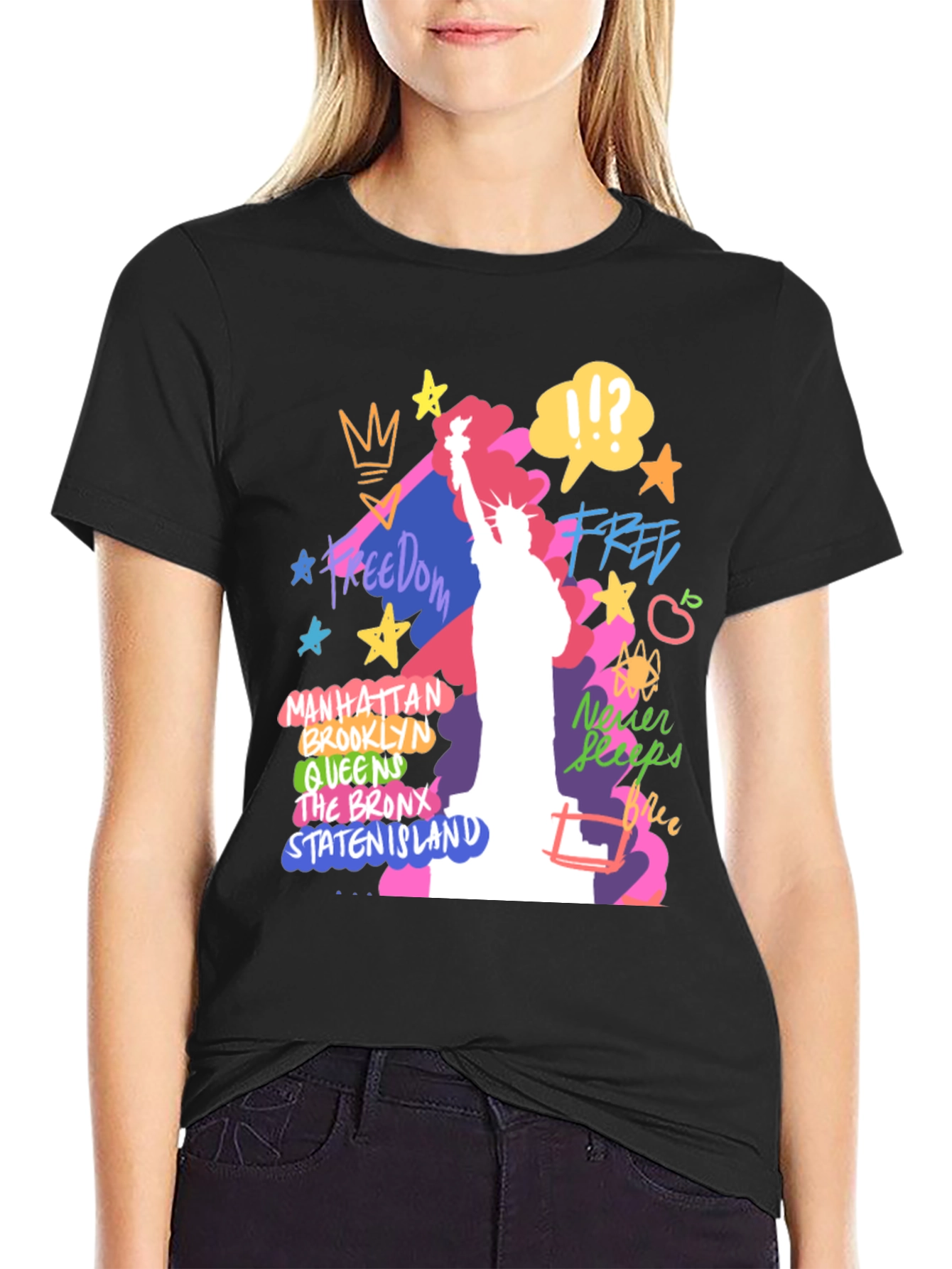NYC Liberty Graphic Tee - Urban Style