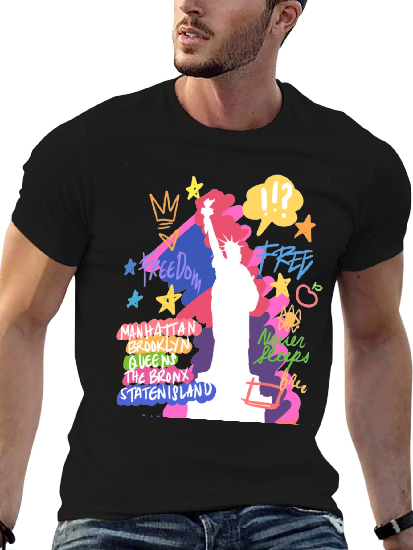 NYC Liberty Graphic Tee - Urban Style