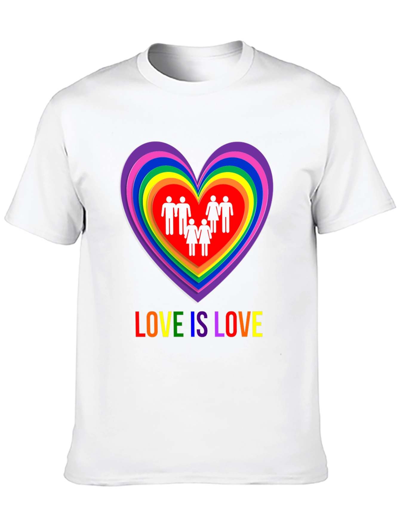 Love is Love LGBT Pride Graphic T-Shirt