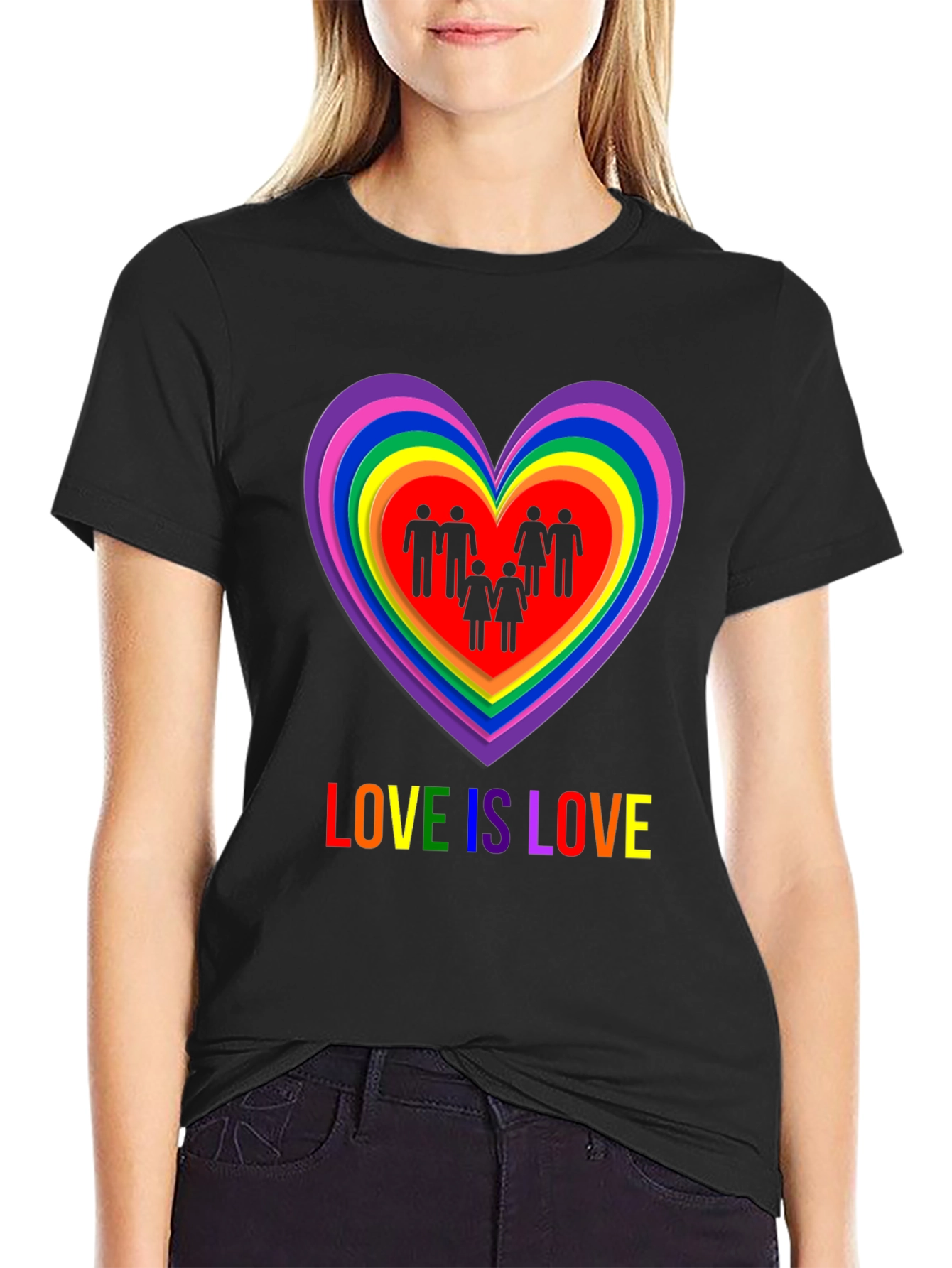Love is Love LGBT Pride Graphic T-Shirt