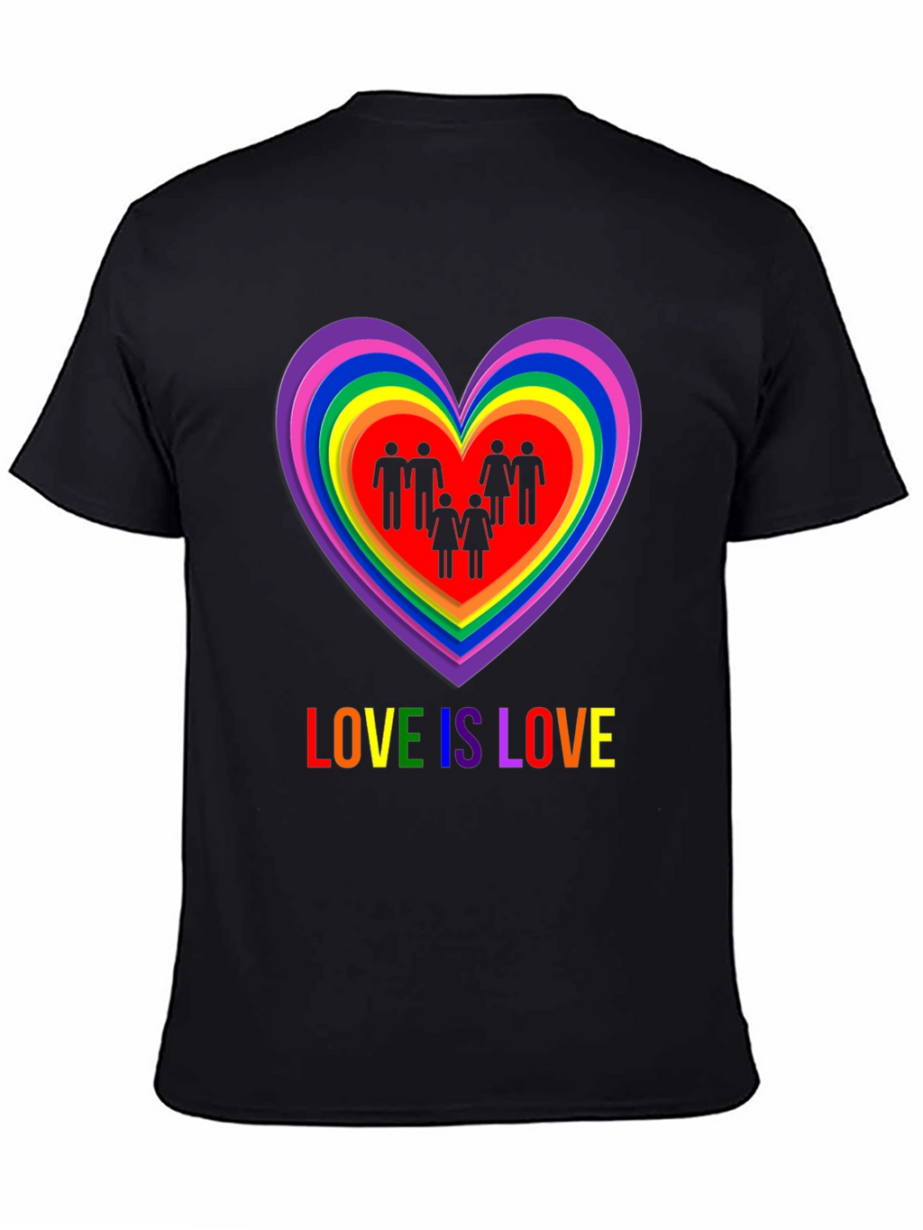Love is Love LGBT Pride Graphic T-Shirt