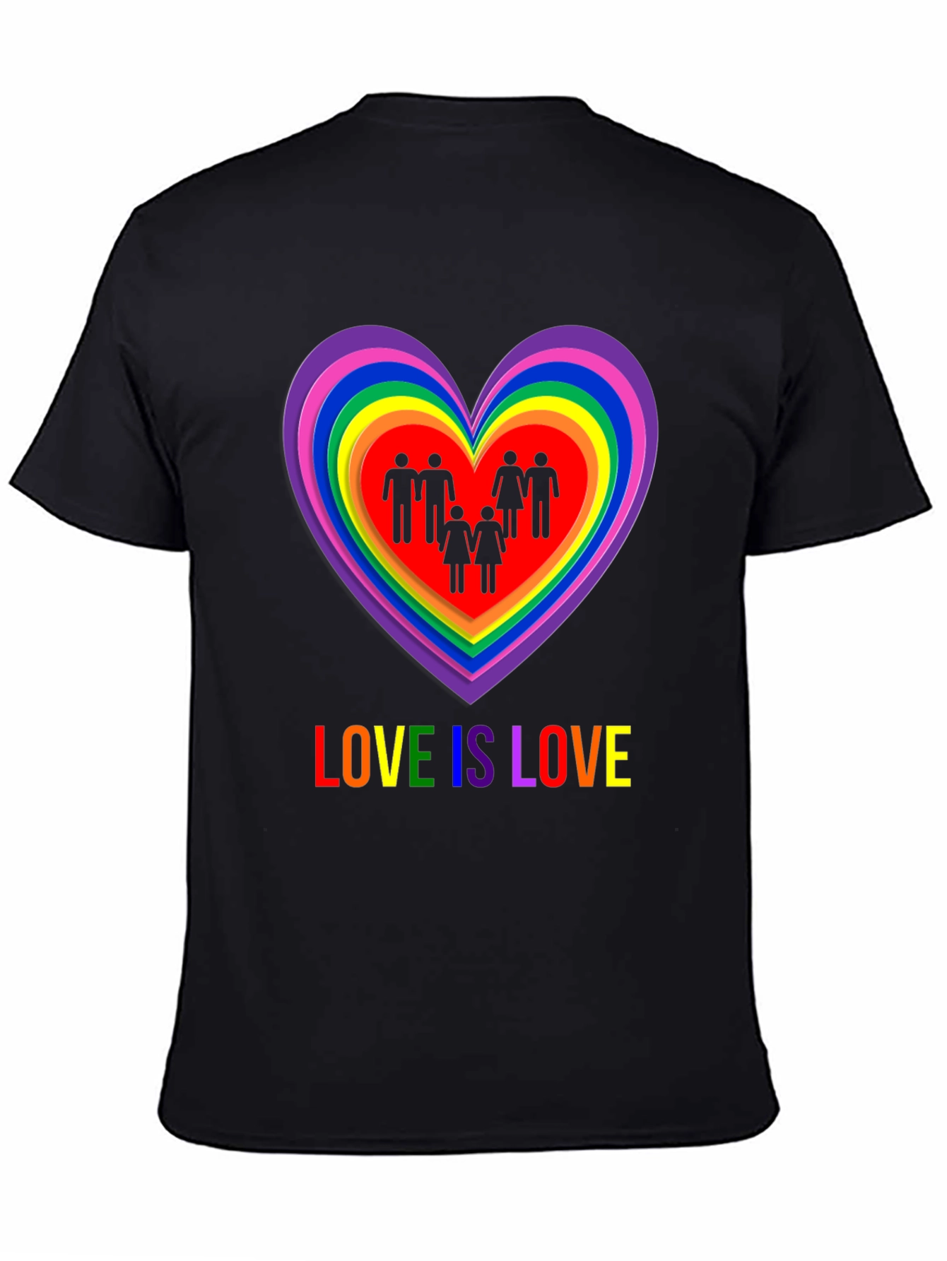 Love is Love LGBT Pride Graphic T-Shirt