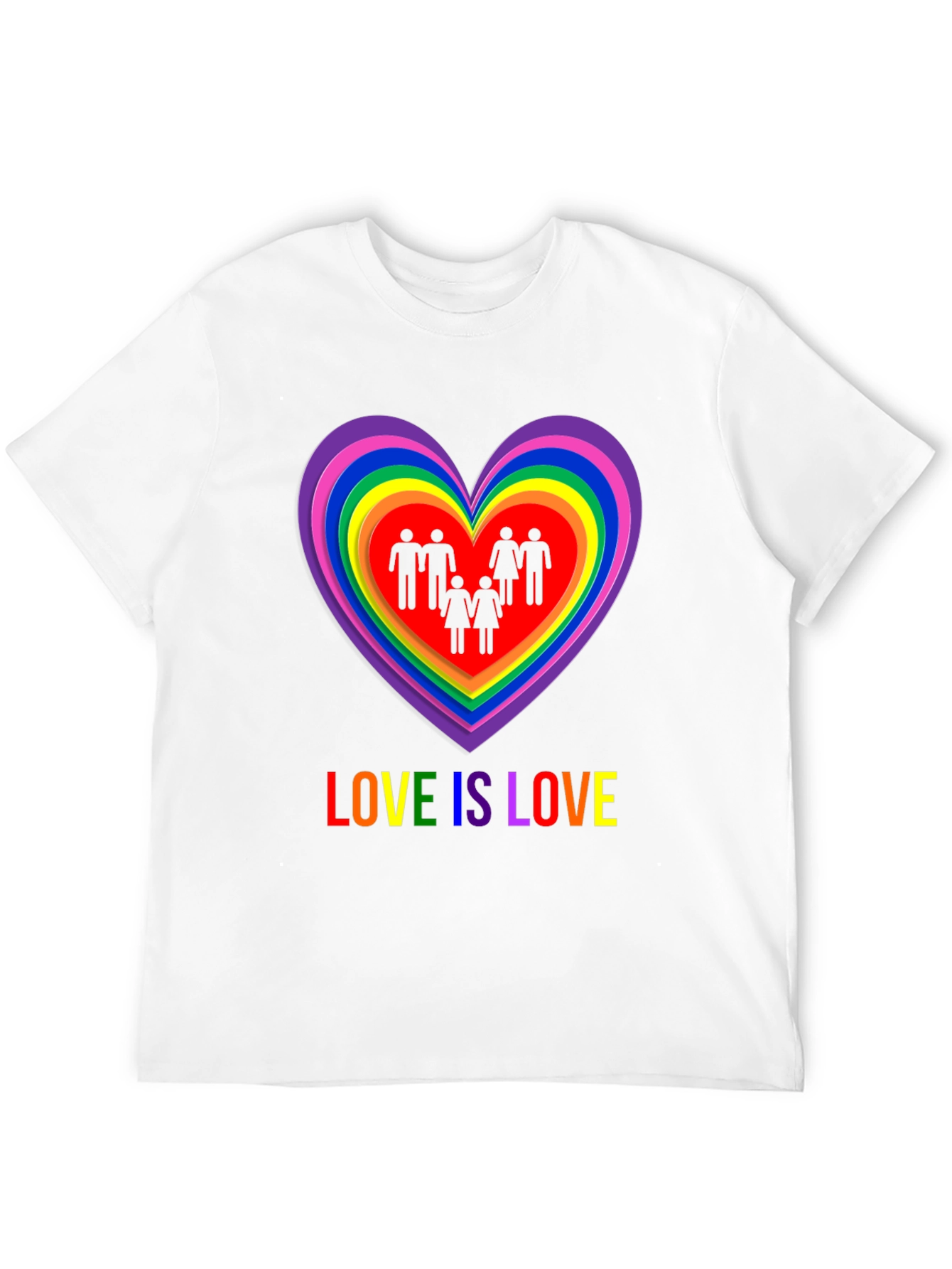 Love is Love LGBT Pride Graphic T-Shirt