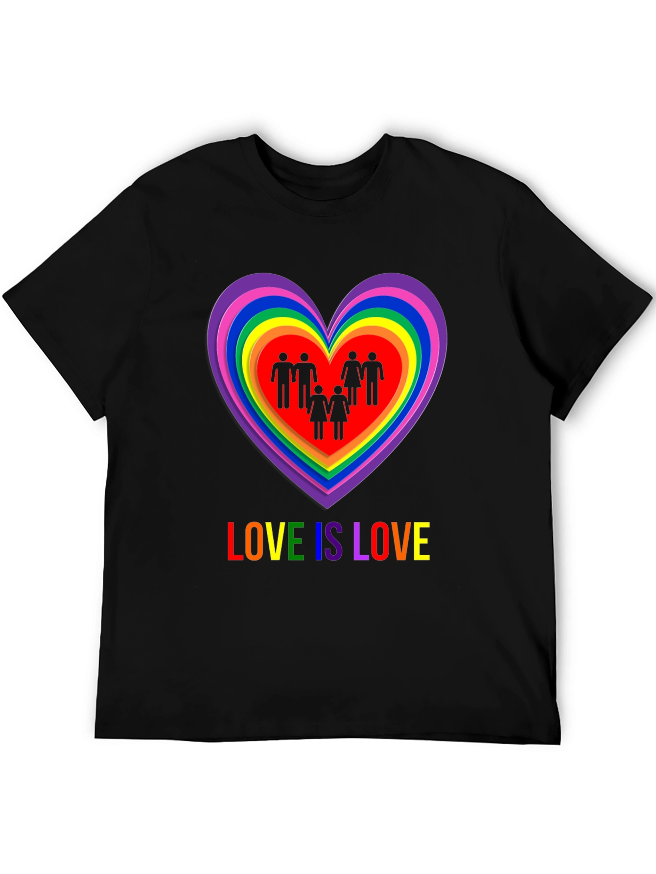 Love is Love LGBT Pride Graphic T-Shirt