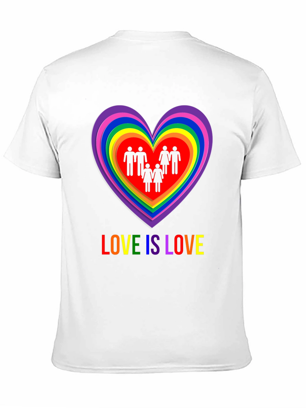 Love is Love LGBT Pride Graphic T-Shirt