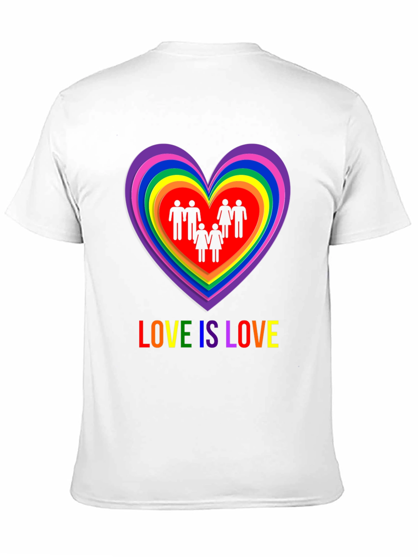 Love is Love LGBT Pride Graphic T-Shirt