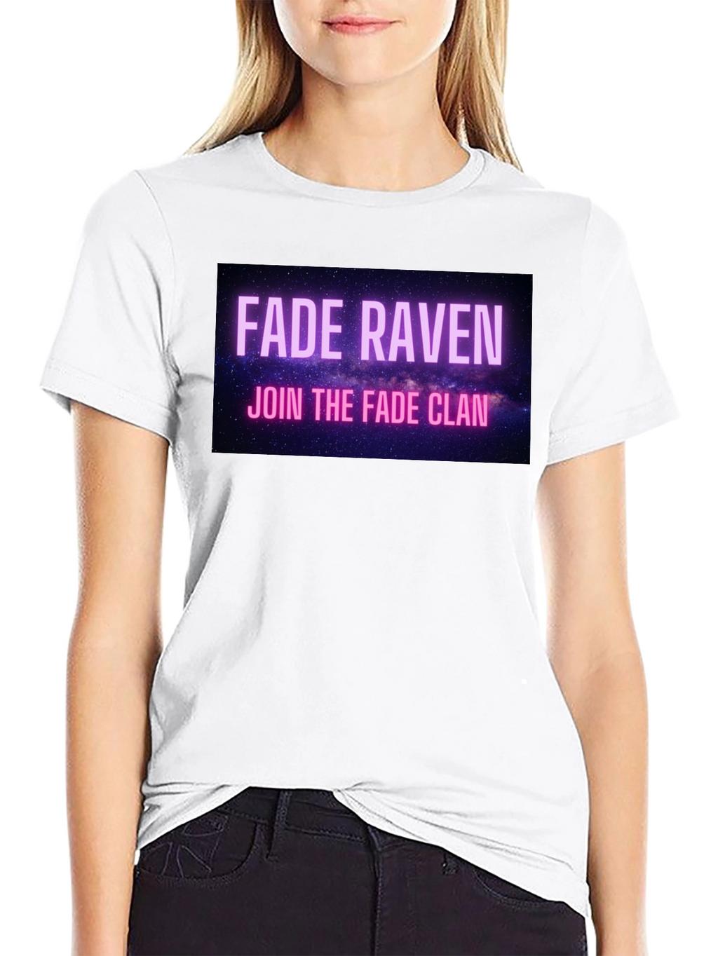 Fade Raven Clan T-Shirt - Black Graphic Tee