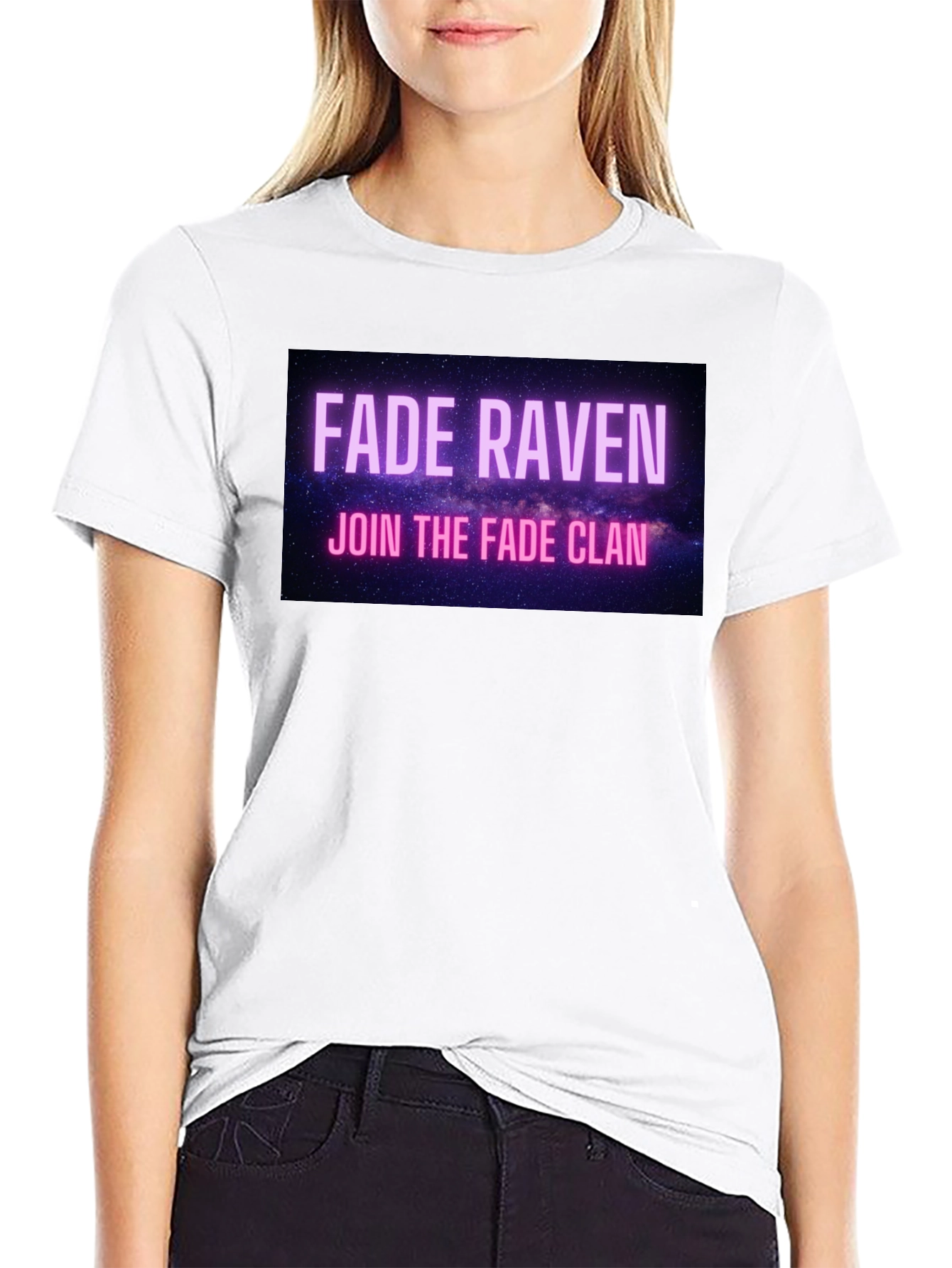 Fade Raven Clan T-Shirt - Black Graphic Tee