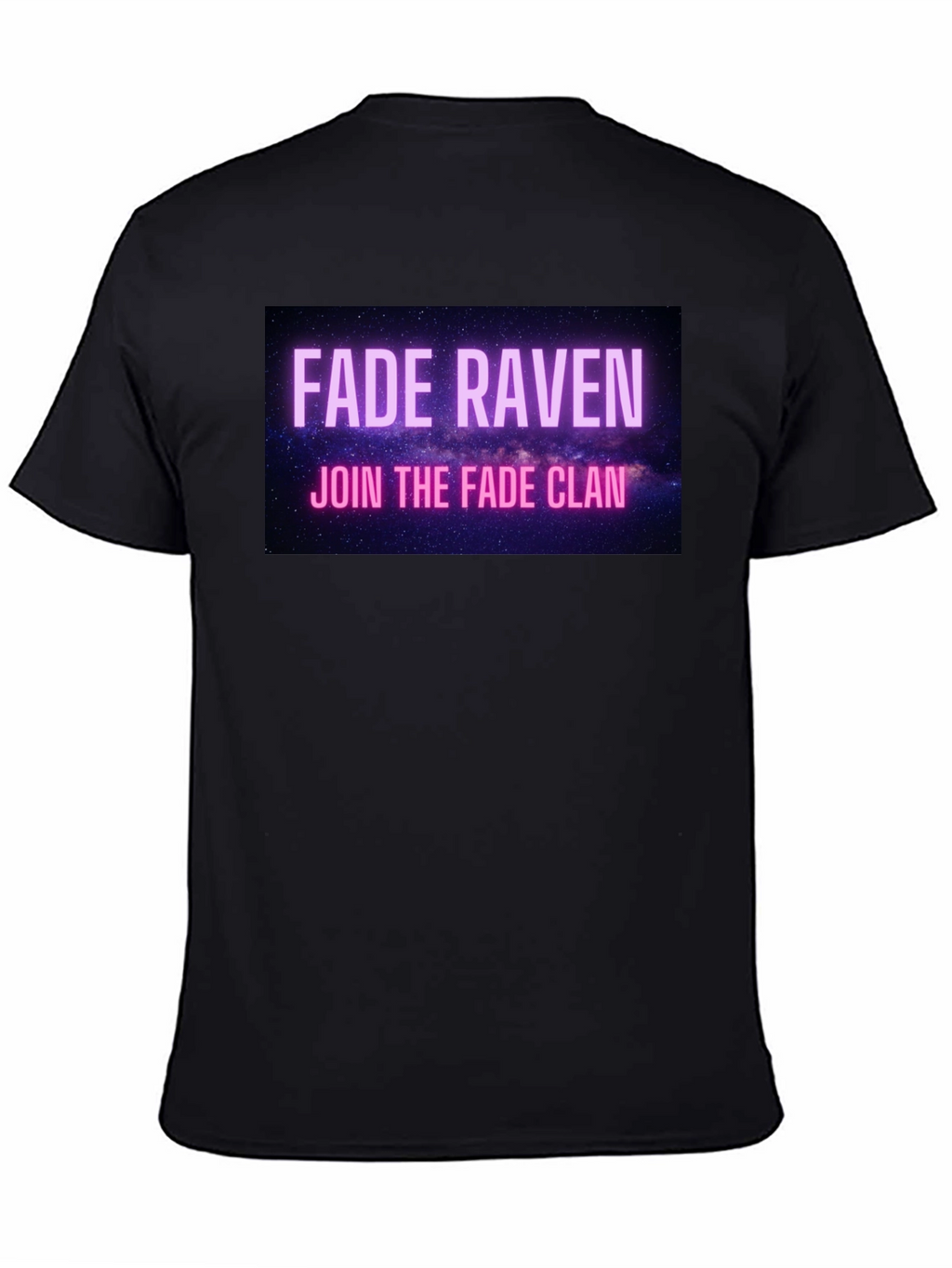 Fade Raven Clan T-Shirt - Black Graphic Tee