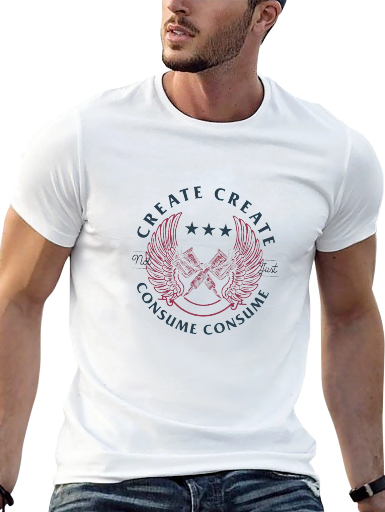 Create Consume Graphic Tee