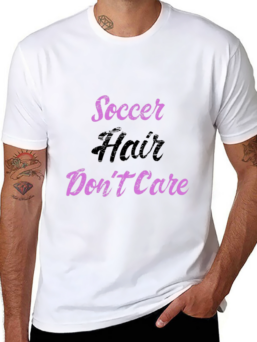 Soccer Hair Dont Care T-Shirt