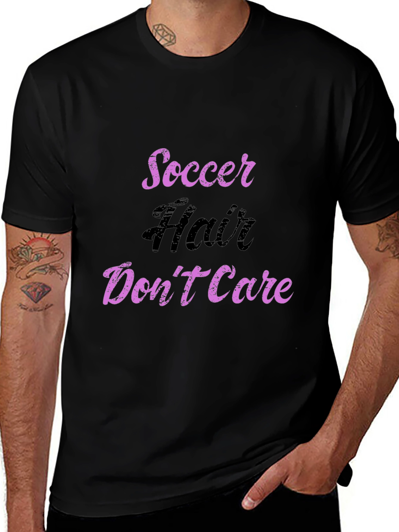 Soccer Hair Dont Care T-Shirt