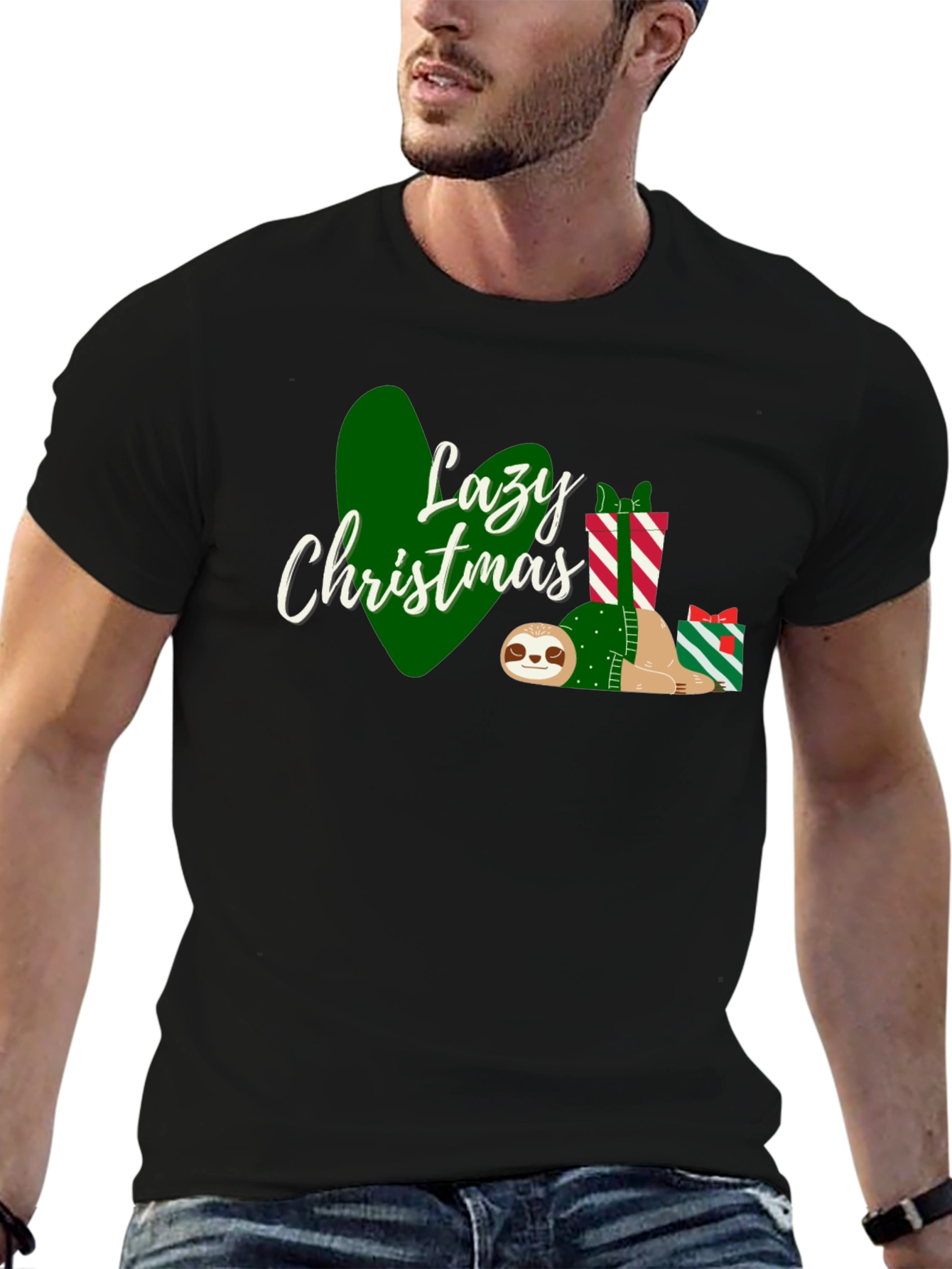 Lazy Christmas Sloth T-Shirt